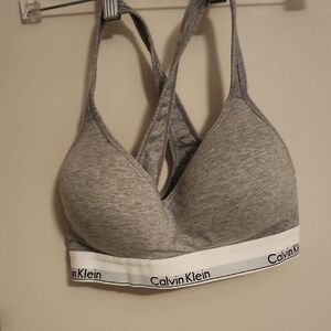 Calvin Klein Heather Gray Women's Bra